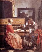METSU, Gabriel Man and Woman Sitting at the Virginal f china oil painting artist